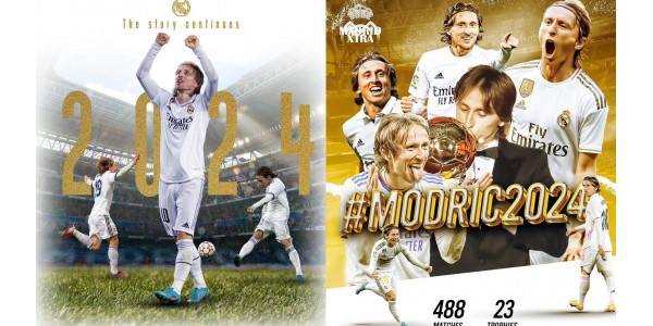 Modric, leyenda del Real Madrid, continúa el amor por el fútbol que nunca se apaga